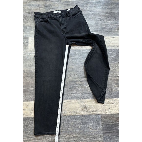 Social Standard by Sanctuary Black Denim Slim Straight Jeans Size 10/30 - Picture 11 of 11